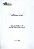 RELAZIONE DATI QUALITA ARIA 2013