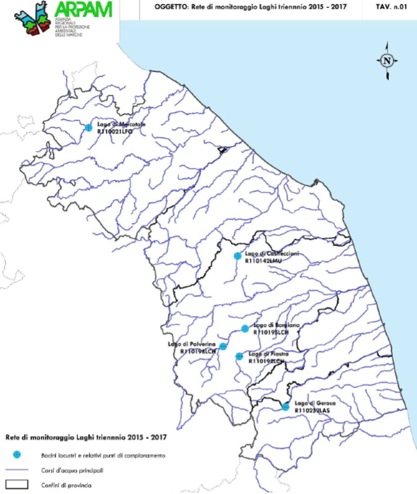 laghi rete monitoraggio