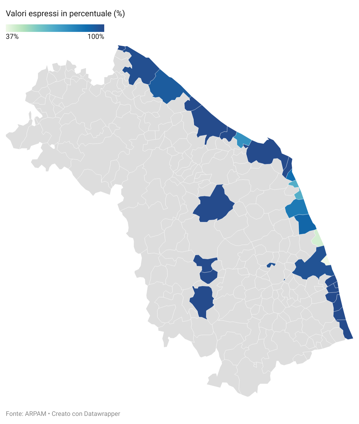 balneazione mappa